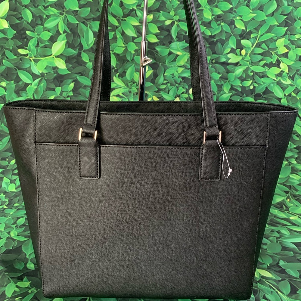 Cameron large laptop tote Kate spade black leather - Picture 5 of 6